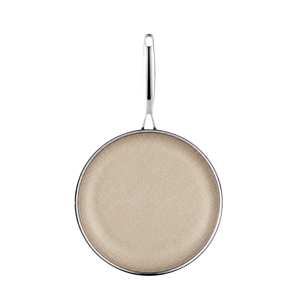Custom beige frying pan