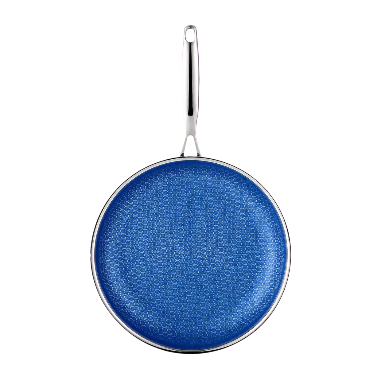 Custom blue frying pan