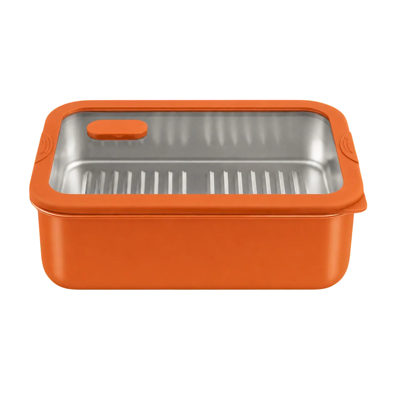 Custom orange lunch box