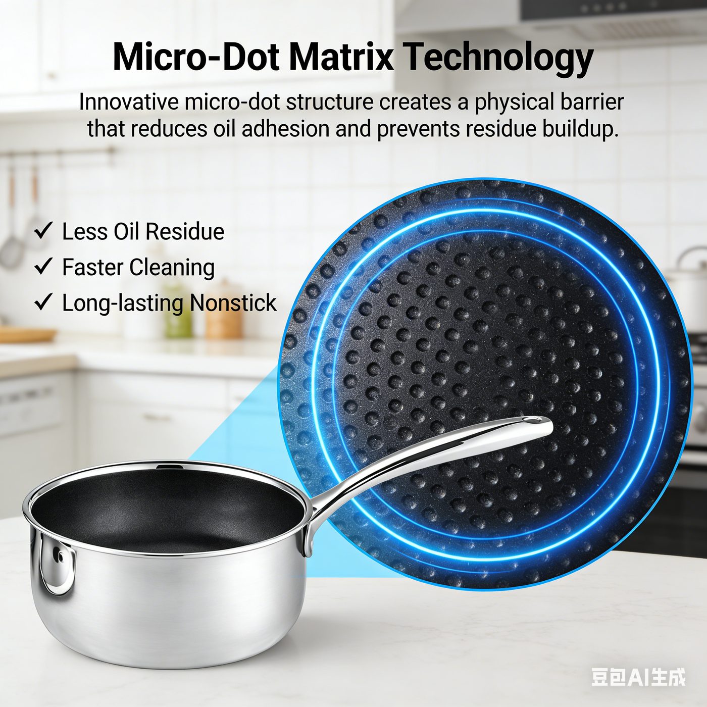 SiO2 Microdot Cookware