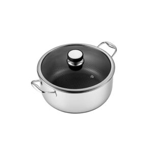 20cm KFCC G8 Ceramic Honeycomb Tri-Ply Stainless Steel Stock Pot| CNP01-20