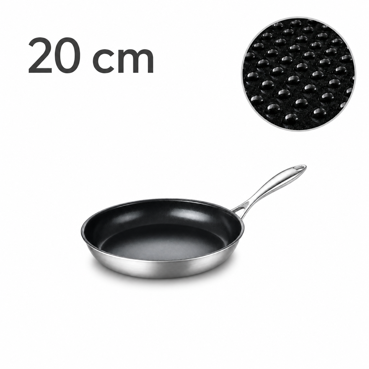 20cm G8 Microdot Egg & Pancake Breakfast Skillet, PFAS-Free Physical Nonstick | PNF01-20
