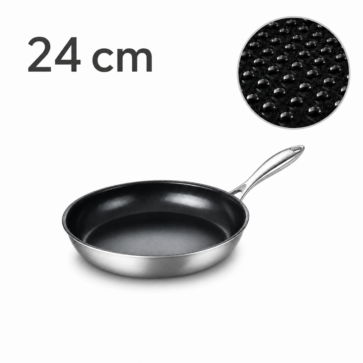 24cm G8 Microdot Physical Nonstick Daily Cooking Pan, PFAS-Free Physical Nonstick | PNF01-24