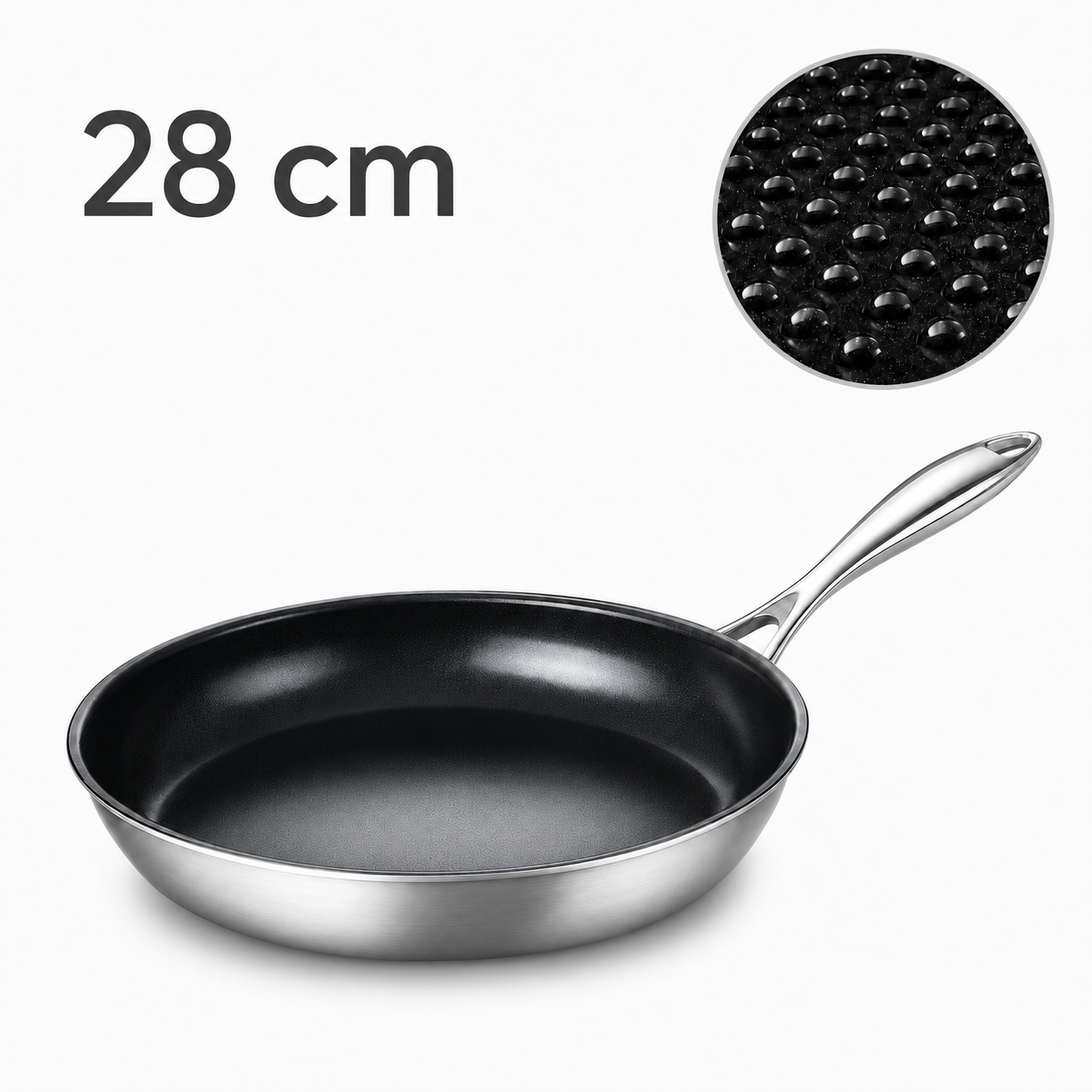 28cm G8 Microdot Large Microdot Nonstick Skillet, PFAS-Free Physical Nonstick | PNF01-28