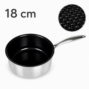 18cm G8 Microdot Microdot Nonstick Saucepan, PFAS-Free Physical Nonstick | PNP01-18