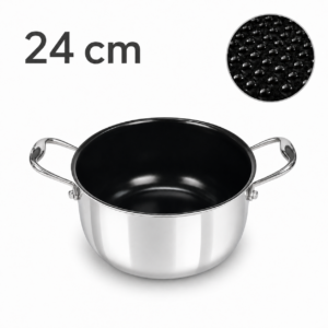 24cm G8 Microdot Microdot Family Stock Pot, PFAS-Free Physical Nonstick | PNP01-24