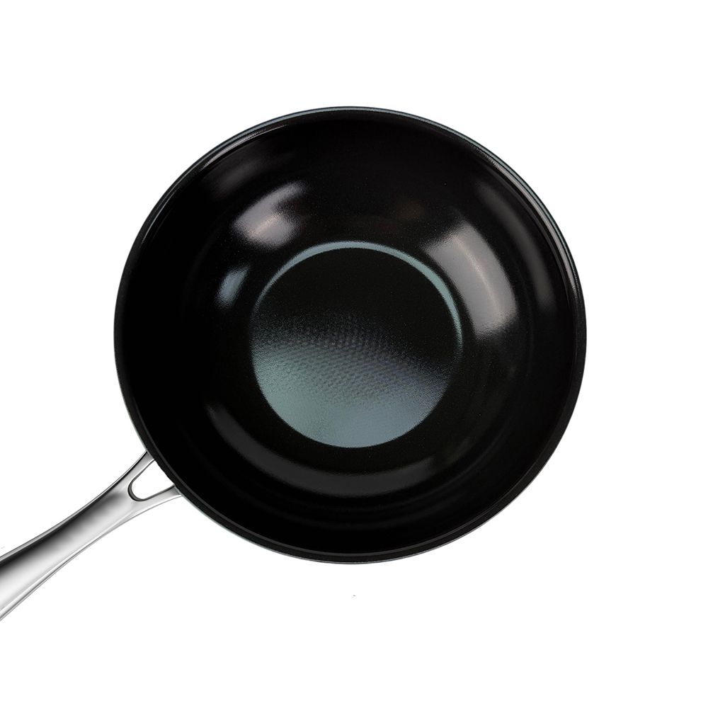 28cm G8 Microdot Physical Nonstick Wok Pan, PFAS-Free Physical Nonstick | PNW01-28 - 图片 2