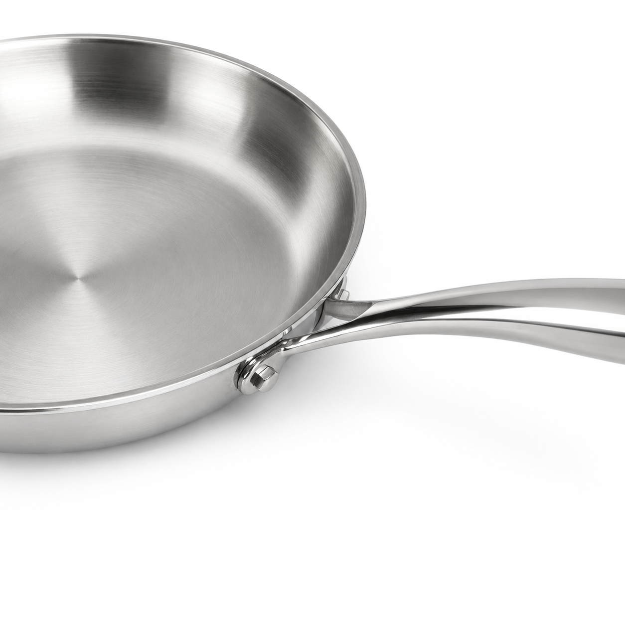 20cm Small No-Coating Breakfast Pan, Tri-Ply Stainless Steel | SSF01-20 - 图片 3