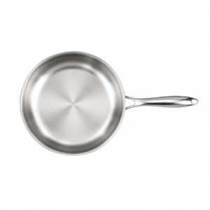 24cm Uncoated Induction Skillet, Tri-Ply Stainless Steel | SSF01-24