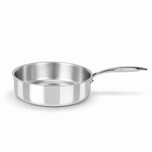 26cm Uncoated Multipurpose Sauté Pan, Tri-Ply Stainless Steel | SSS01-26
