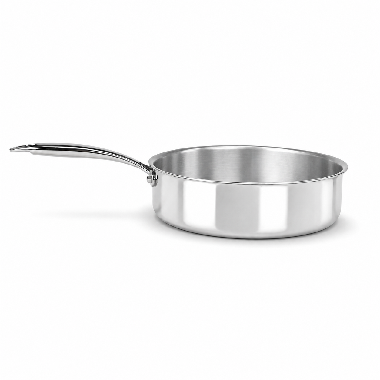 26cm Uncoated Multipurpose Sauté Pan, Tri-Ply Stainless Steel | SSS01-26 - 图片 3