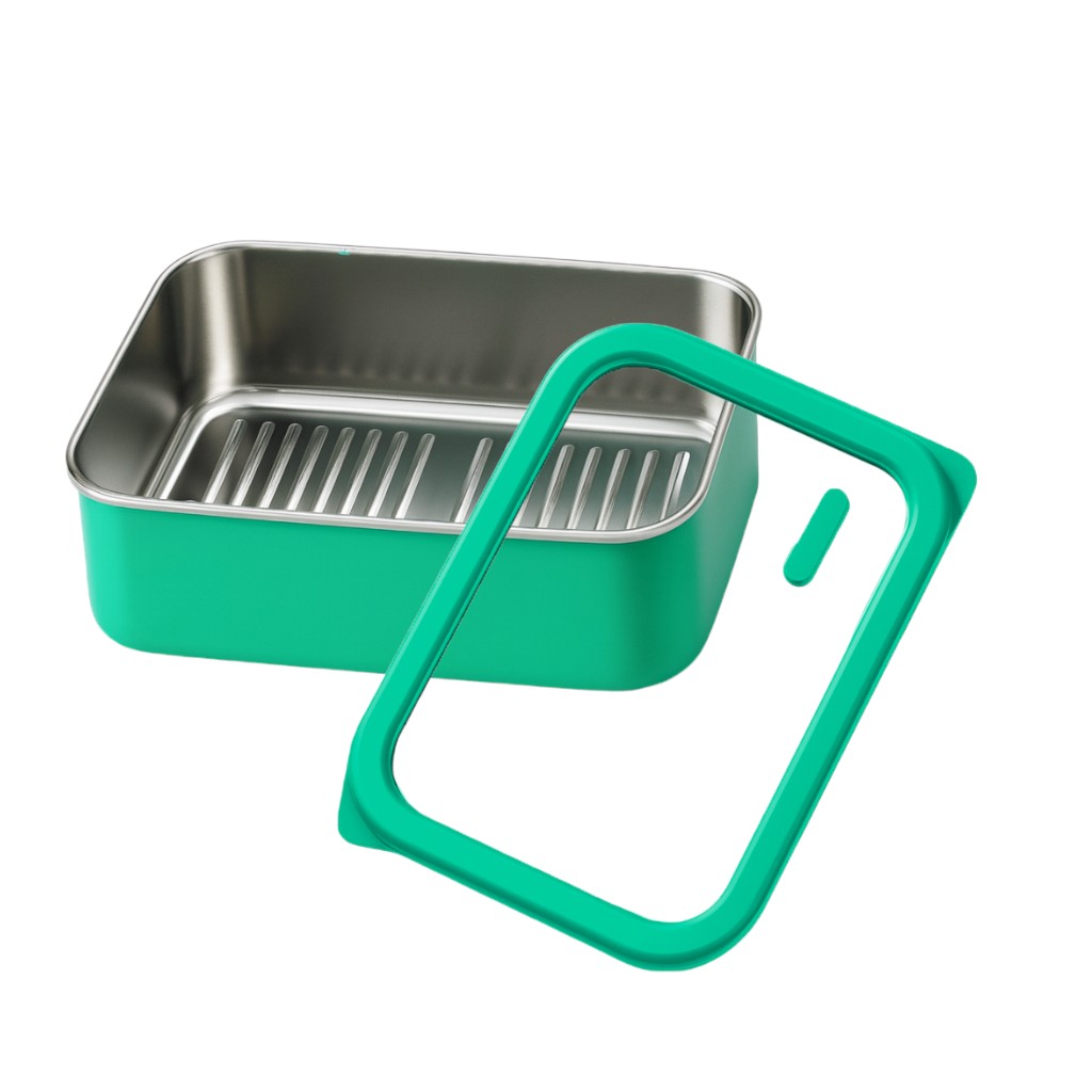 Green Leakproof Ceramic Coated Stainless Steel Food Container | BTC01 - 图片 8