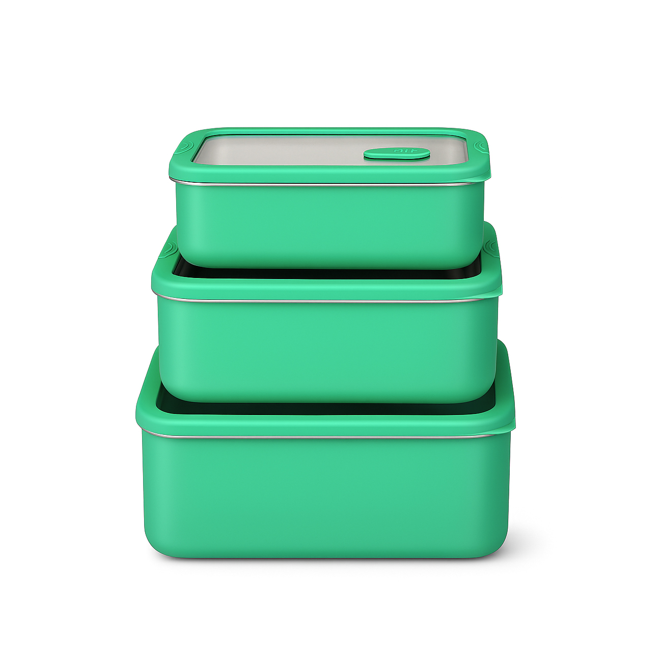 Green Leakproof Ceramic Coated Stainless Steel Food Container | BTC01 - 图片 3