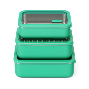 Green Leakproof Ceramic Coated Stainless Steel Food Container | BTC01